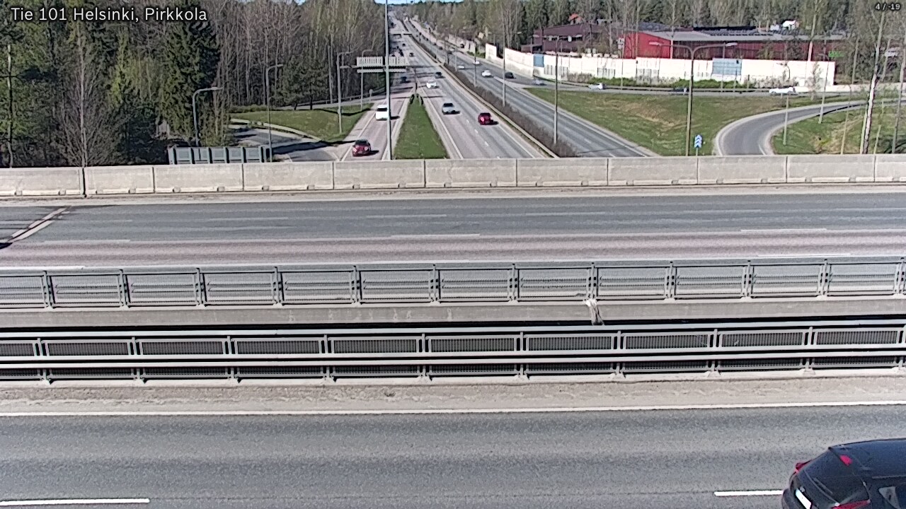 Weather Camera Image Väg 101 Helsingfors Britas, Helsinki, Uusimaa