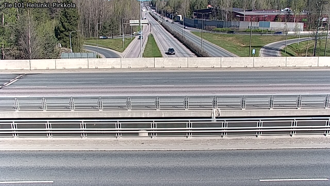 Weather Camera Image Väg 101 Helsingfors Britas, Helsinki, Uusimaa