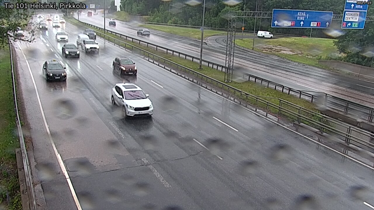 Weather Camera Image Väg 101 Helsingfors Britas, Helsinki, Uusimaa