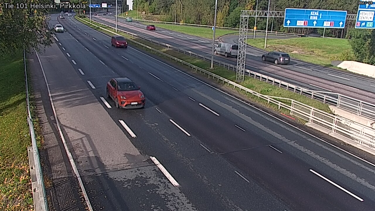 Weather Camera Image Väg 101 Helsingfors Britas, Helsinki, Uusimaa