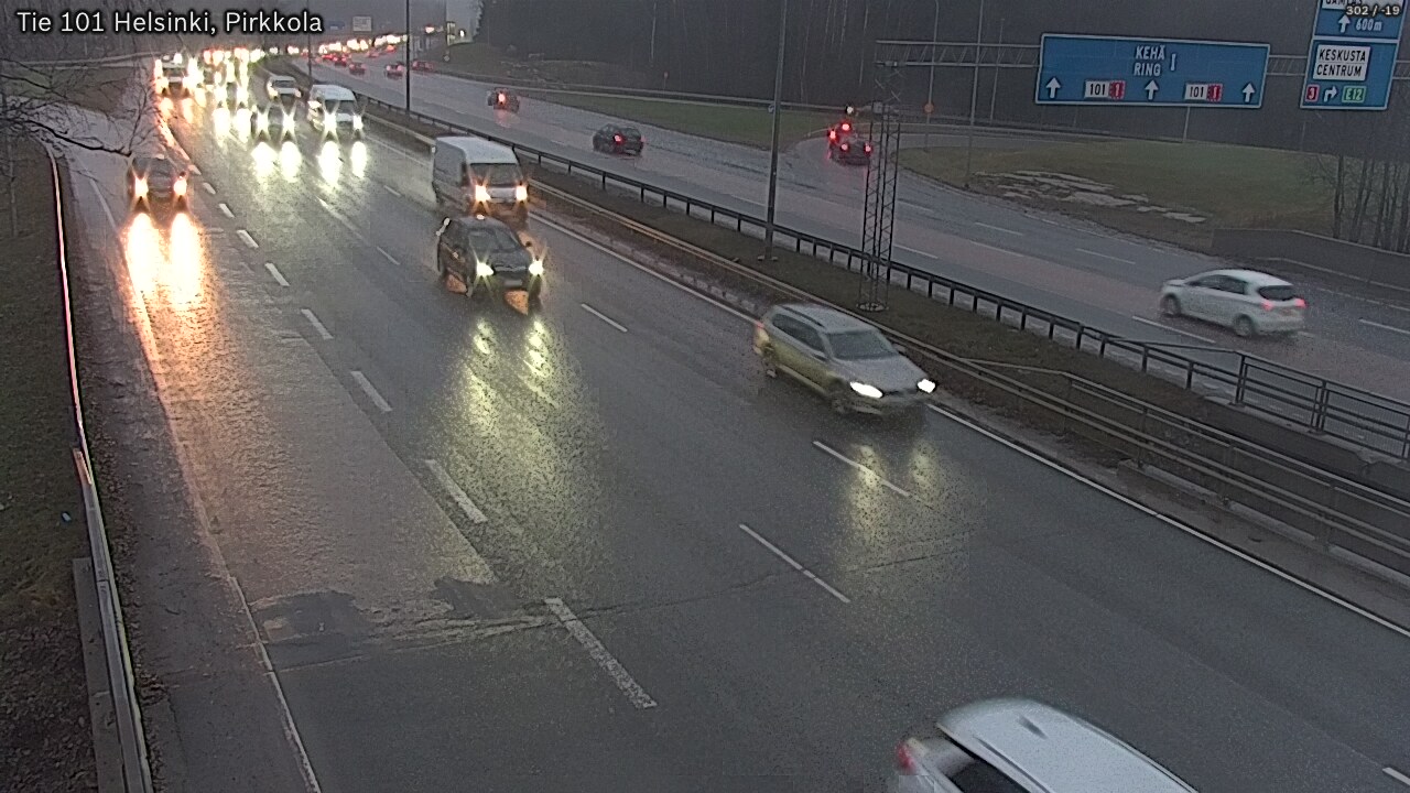 Weather Camera Image Väg 101 Helsingfors Britas, Helsinki, Uusimaa