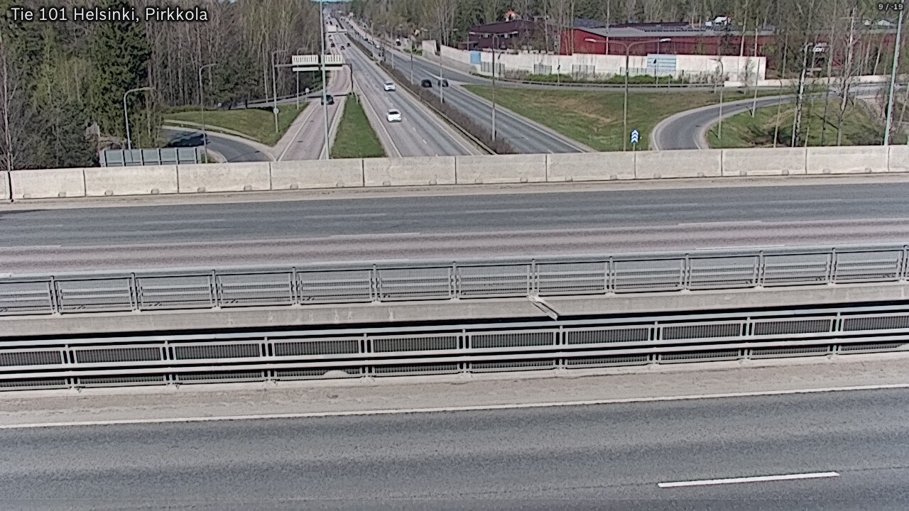 Weather Camera Image Väg 101 Helsingfors Britas, Helsinki, Uusimaa