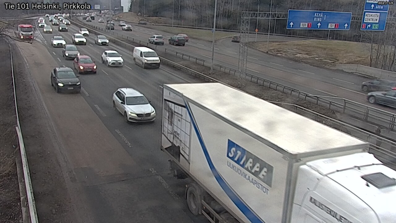 Weather Camera Image Väg 101 Helsingfors Britas, Helsinki, Uusimaa