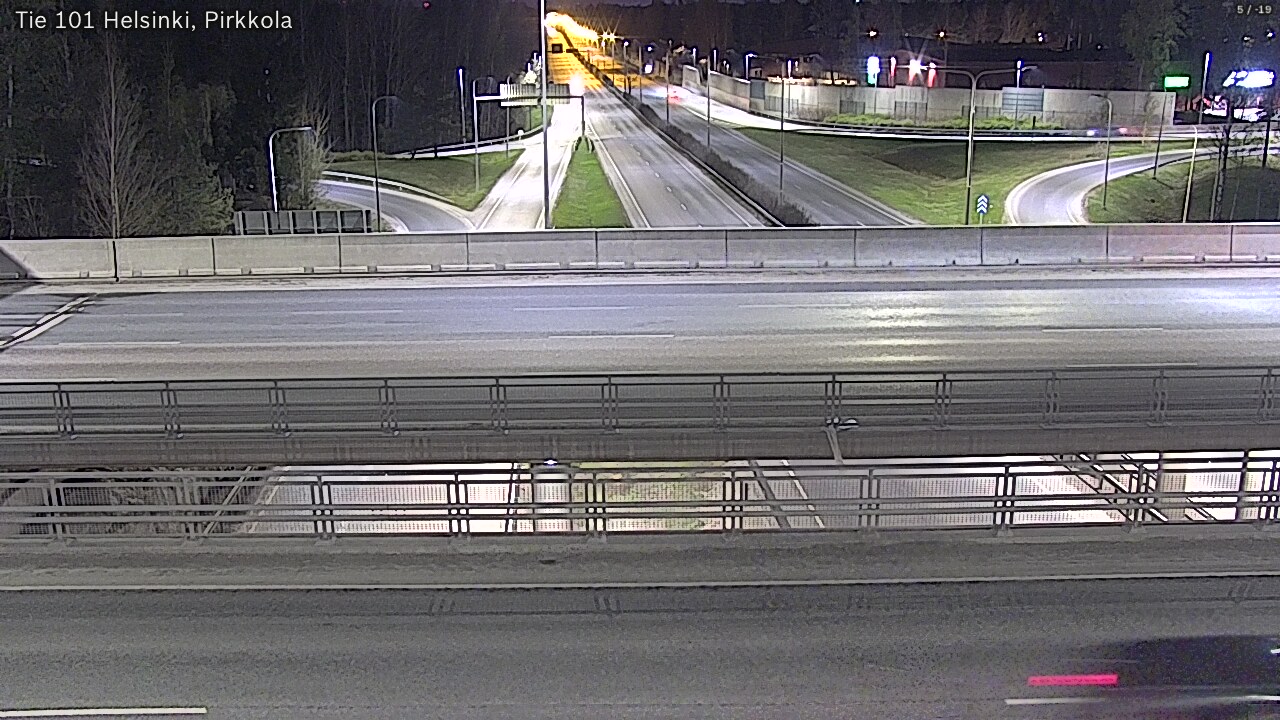 Weather Camera Image Road 101 Helsinki Pirkkola, Helsinki, Uusimaa