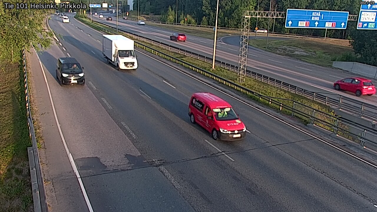 Weather Camera Image Väg 101 Helsingfors Britas, Helsinki, Uusimaa