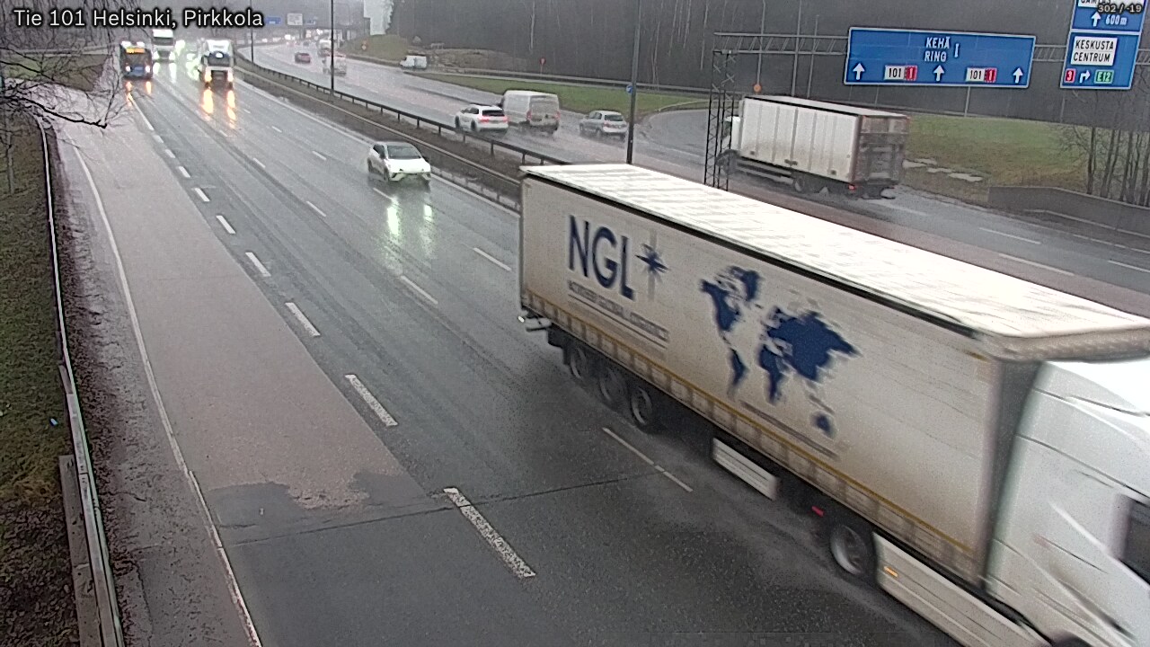 Weather Camera Image Väg 101 Helsingfors Britas, Helsinki, Uusimaa