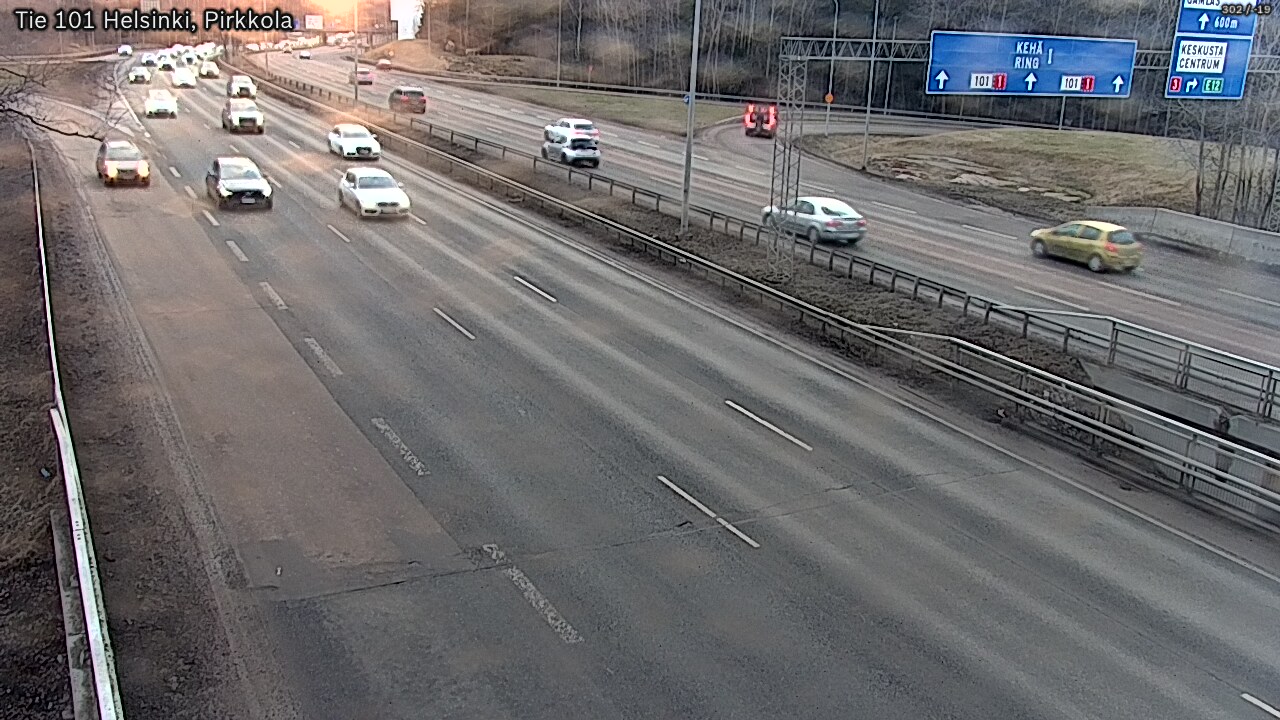 Weather Camera Image Väg 101 Helsingfors Britas, Helsinki, Uusimaa