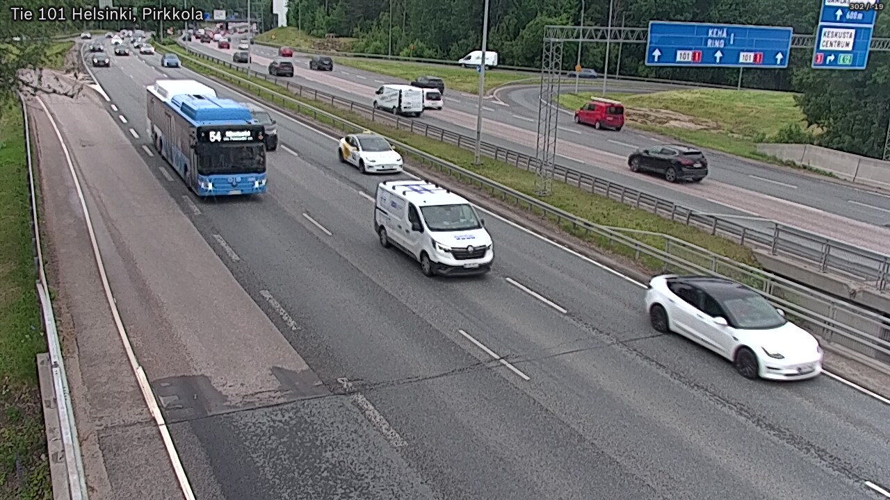 Weather Camera Image Väg 101 Helsingfors Britas, Helsinki, Uusimaa