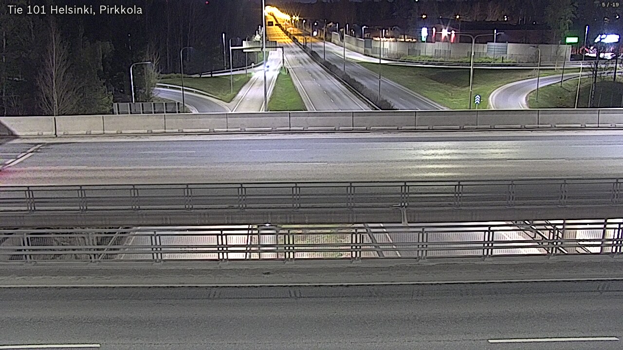 Weather Camera Image Road 101 Helsinki Pirkkola, Helsinki, Uusimaa