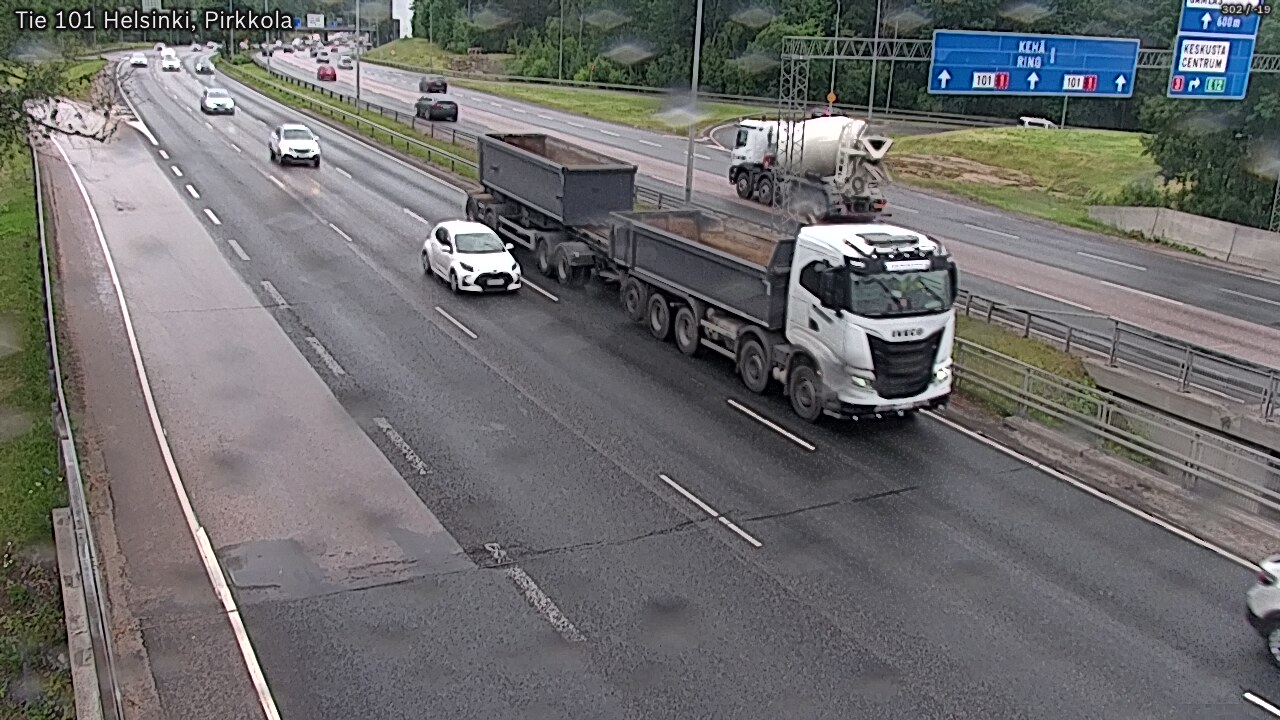 Weather Camera Image Väg 101 Helsingfors Britas, Helsinki, Uusimaa