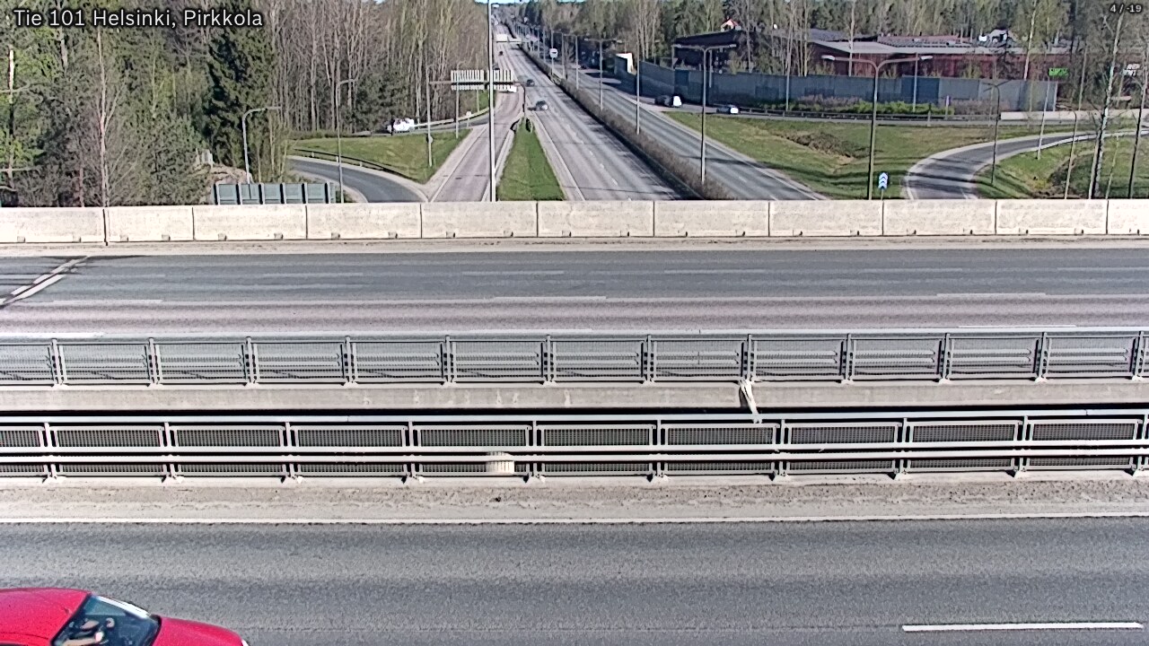 Weather Camera Image Väg 101 Helsingfors Britas, Helsinki, Uusimaa