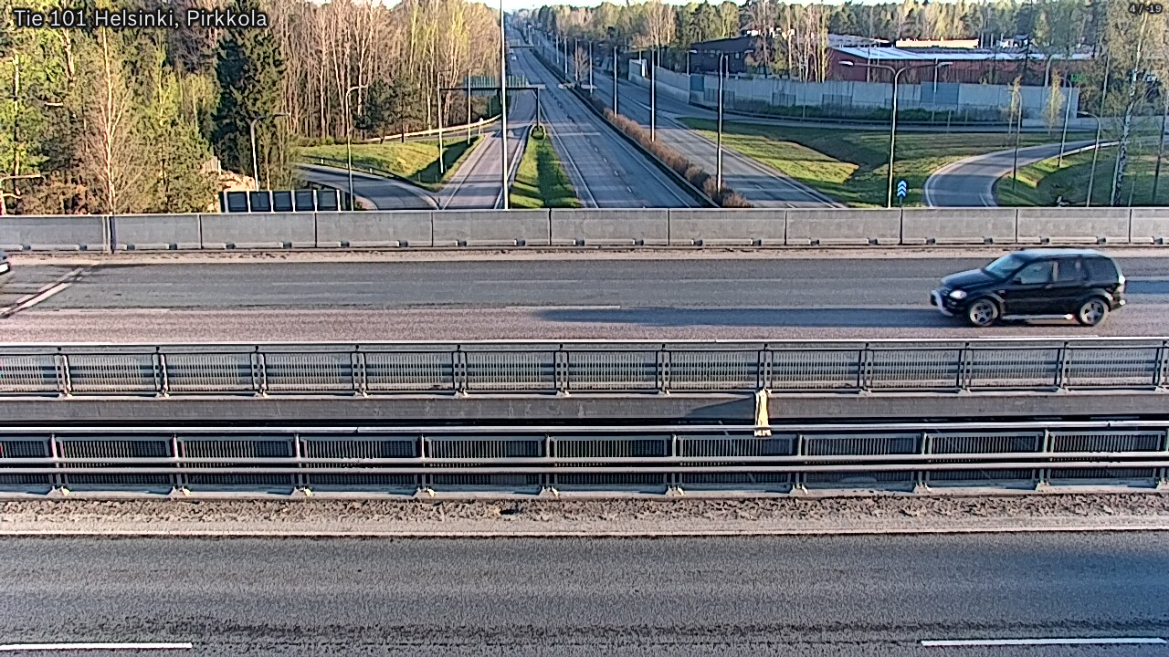 Weather Camera Image Väg 101 Helsingfors Britas, Helsinki, Uusimaa