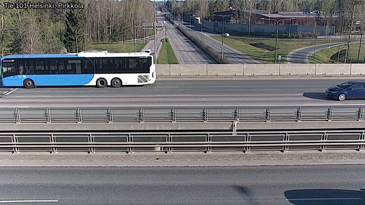 Weather Camera Image Väg 101 Helsingfors Britas, Helsinki, Uusimaa