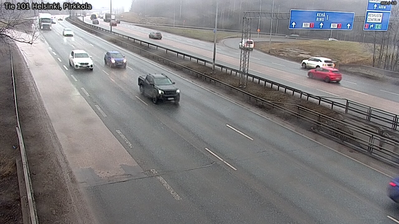 Weather Camera Image Väg 101 Helsingfors Britas, Helsinki, Uusimaa