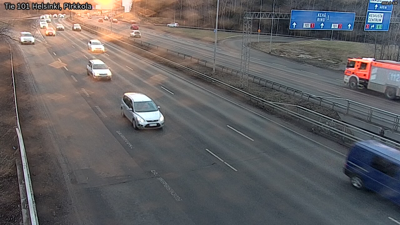 Weather Camera Image Väg 101 Helsingfors Britas, Helsinki, Uusimaa