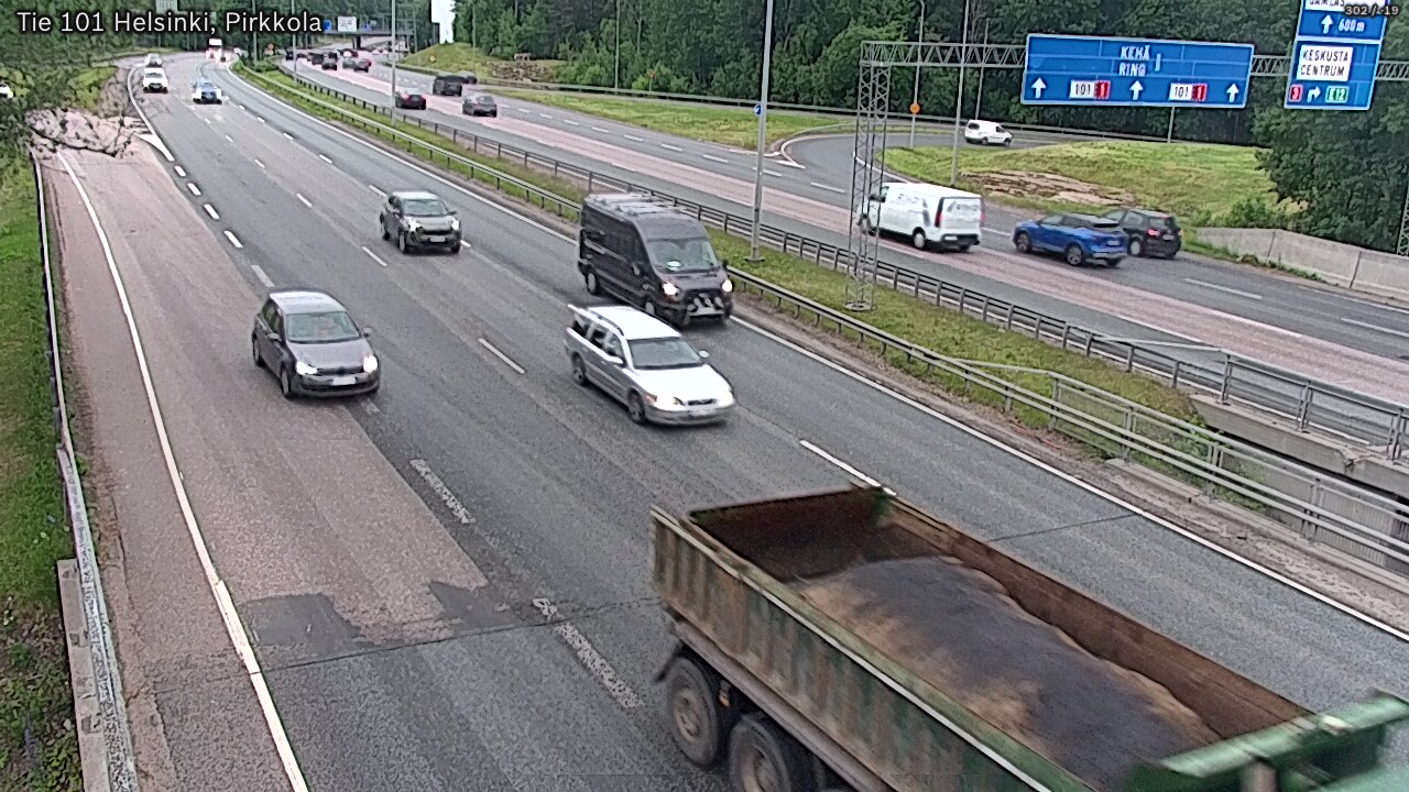 Weather Camera Image Väg 101 Helsingfors Britas, Helsinki, Uusimaa