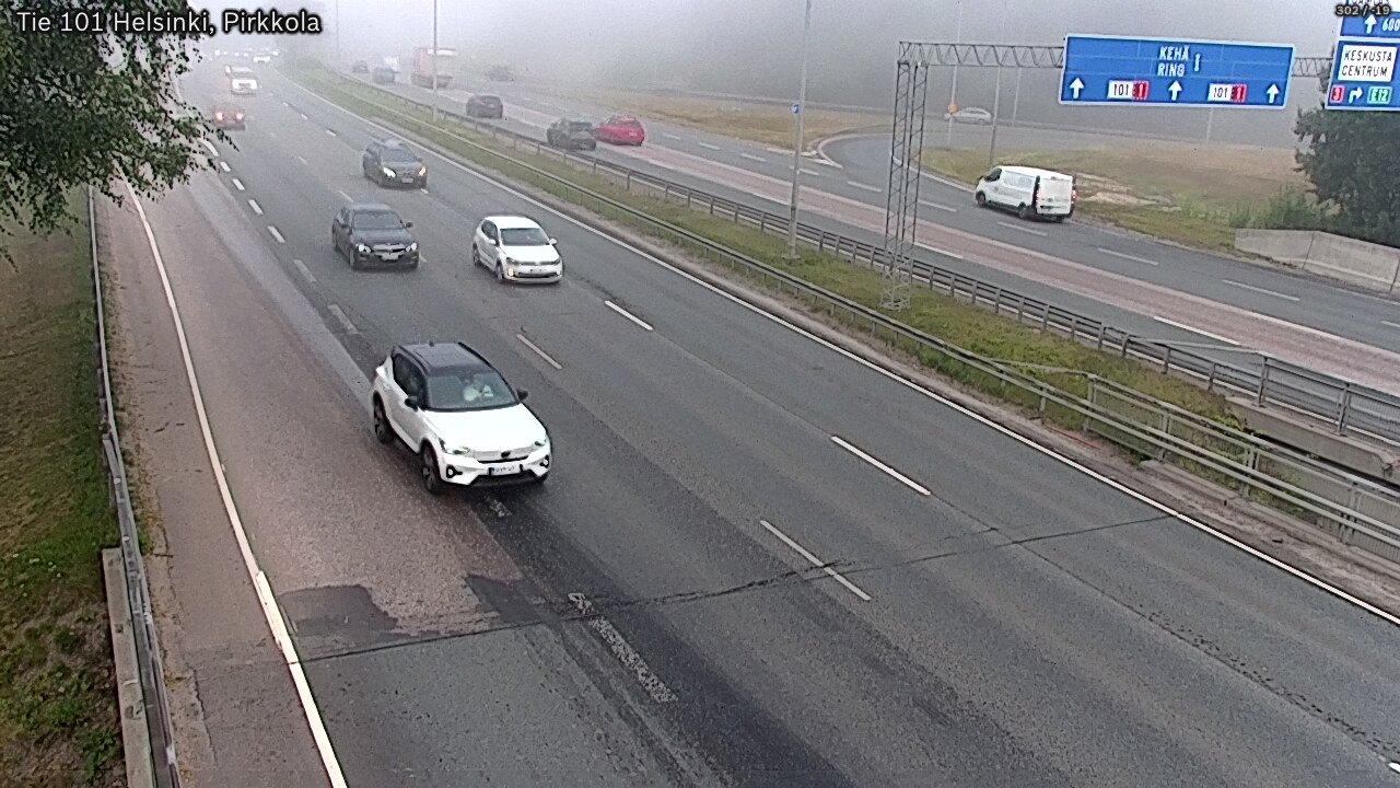 Weather Camera Image Road 101 Helsinki Pirkkola, Helsinki, Uusimaa