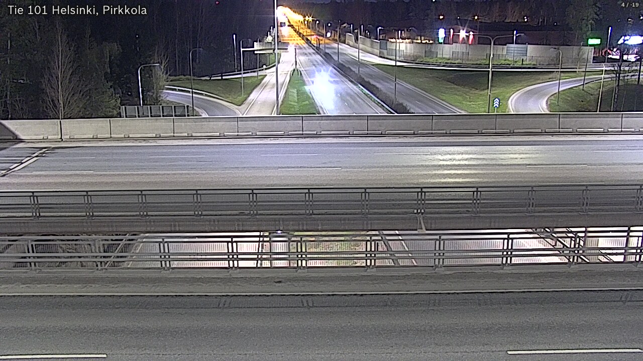 Weather Camera Image Road 101 Helsinki Pirkkola, Helsinki, Uusimaa