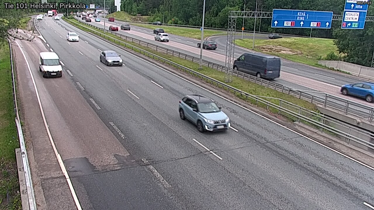 Weather Camera Image Väg 101 Helsingfors Britas, Helsinki, Uusimaa