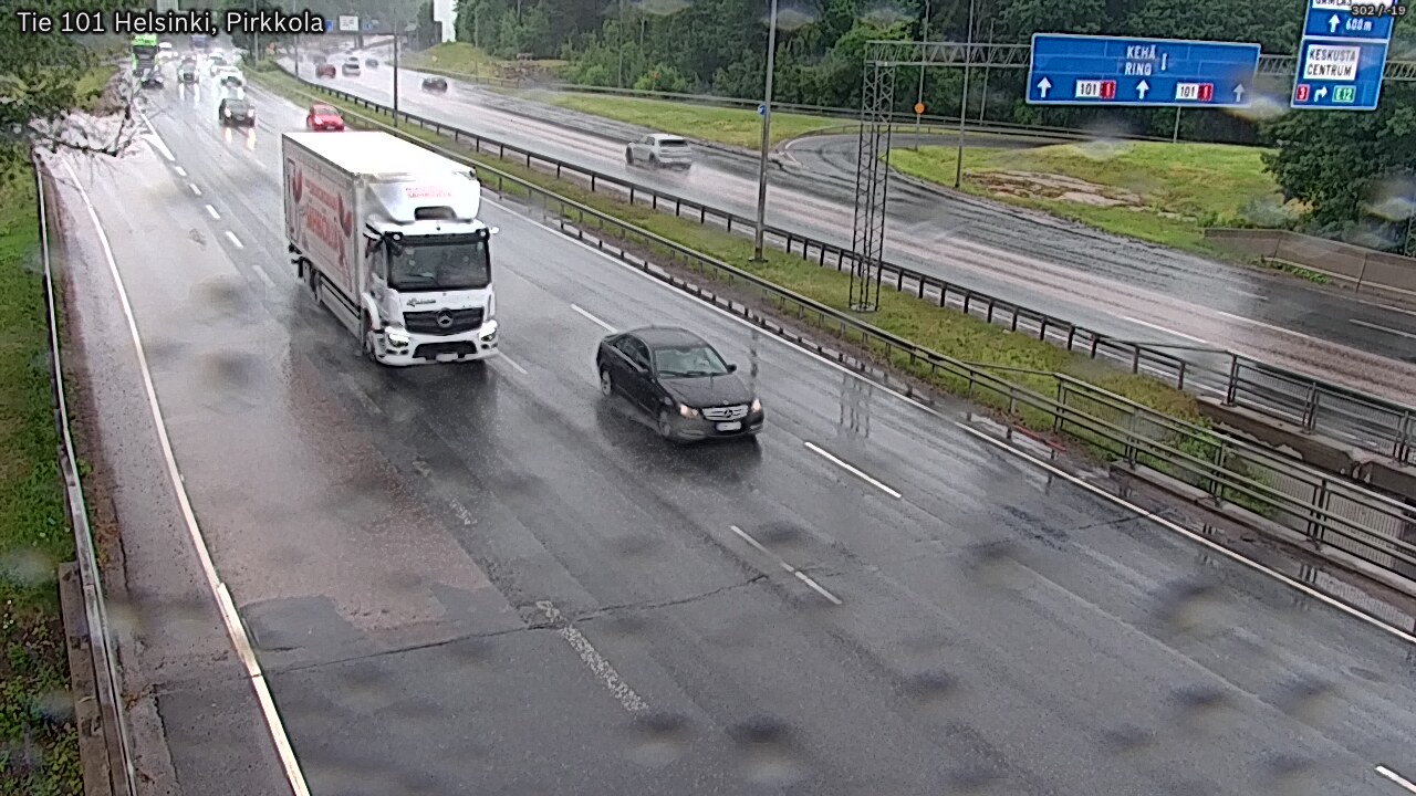 Weather Camera Image Väg 101 Helsingfors Britas, Helsinki, Uusimaa