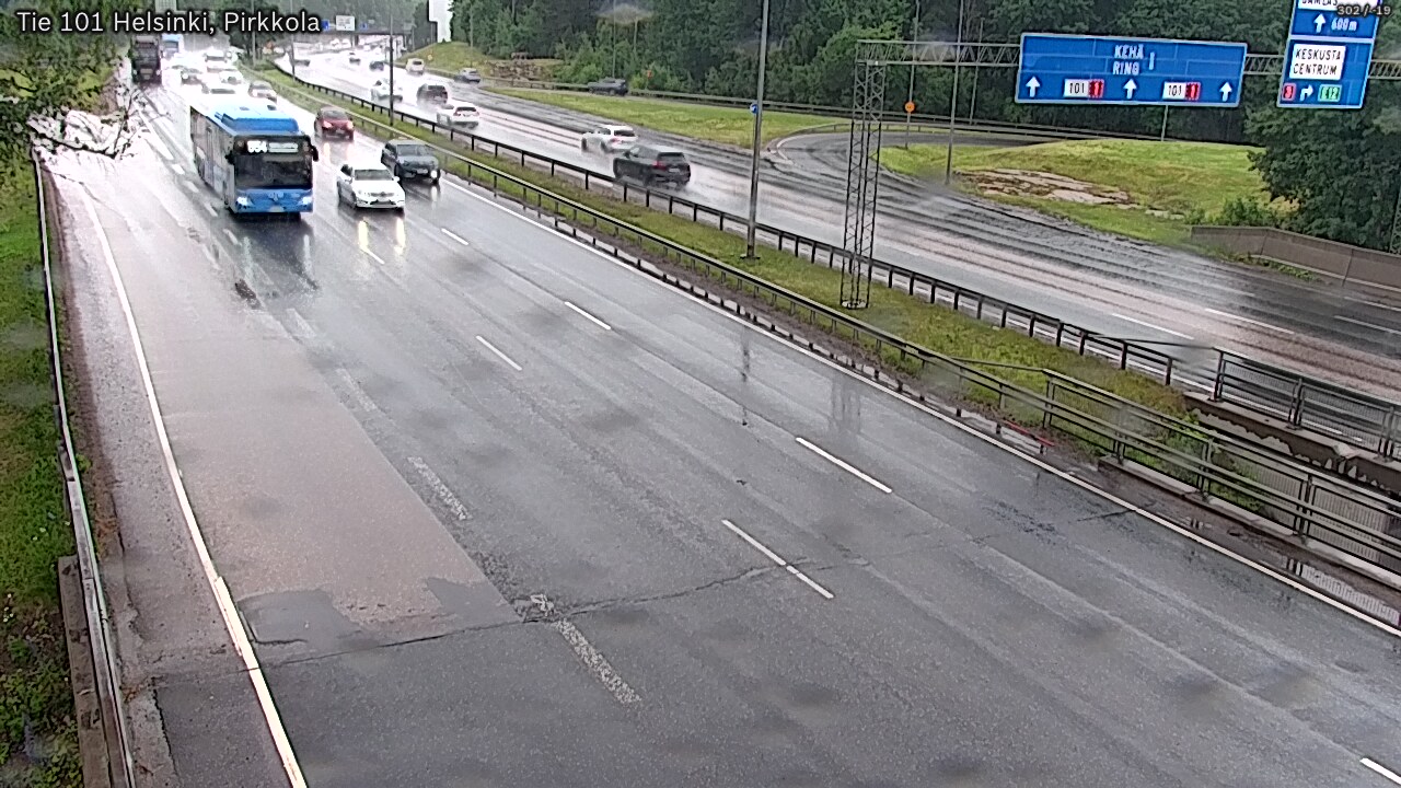 Weather Camera Image Väg 101 Helsingfors Britas, Helsinki, Uusimaa