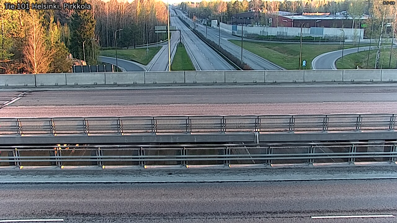 Weather Camera Image Väg 101 Helsingfors Britas, Helsinki, Uusimaa