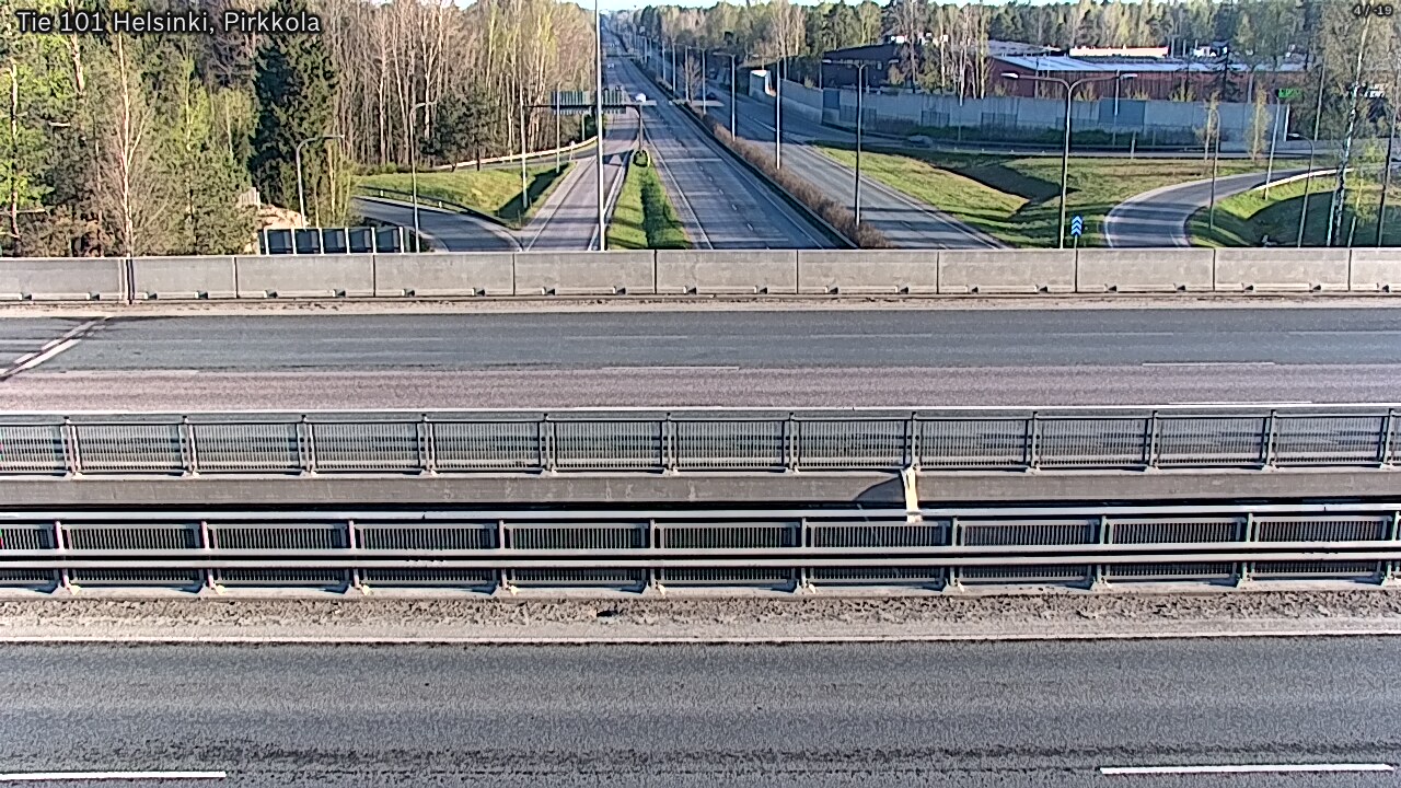 Weather Camera Image Väg 101 Helsingfors Britas, Helsinki, Uusimaa