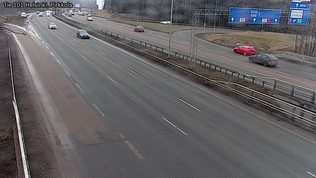 Weather Camera Image Väg 101 Helsingfors Britas, Helsinki, Uusimaa