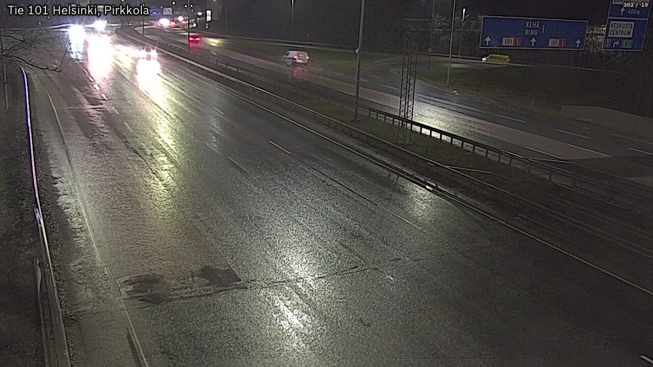 Weather Camera Image Road 101 Helsinki Pirkkola, Helsinki, Uusimaa