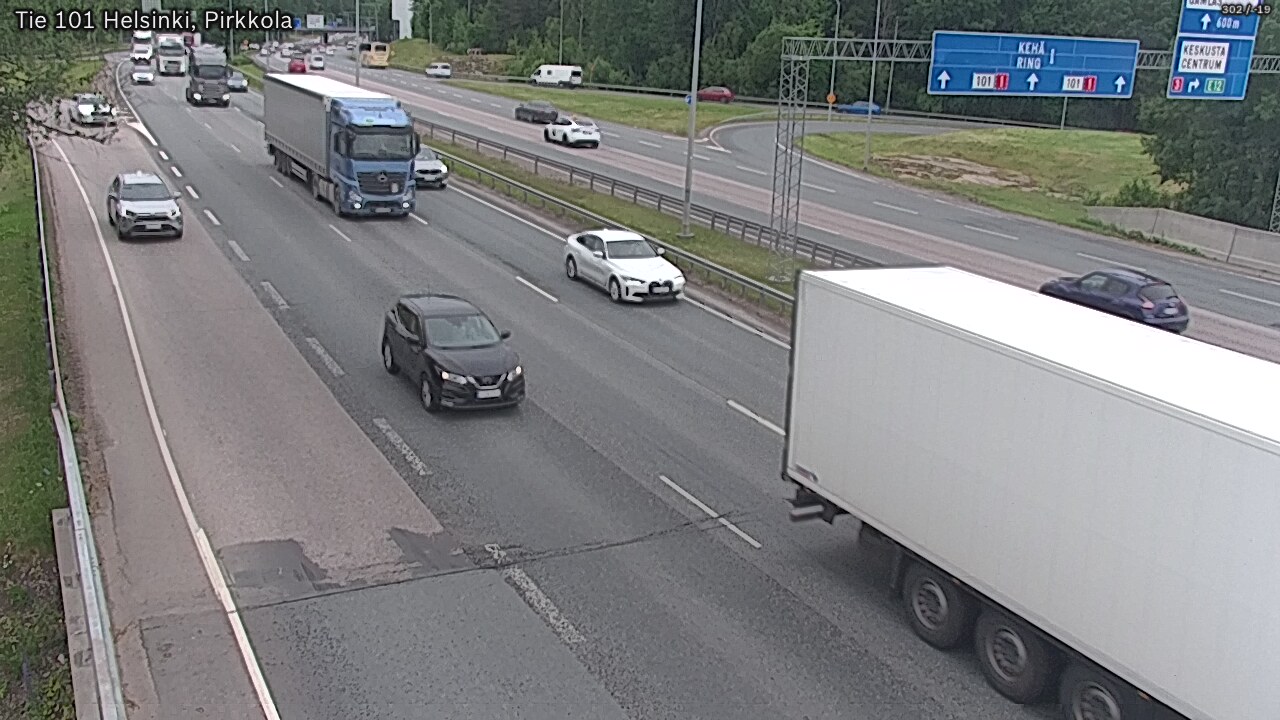 Weather Camera Image Väg 101 Helsingfors Britas, Helsinki, Uusimaa
