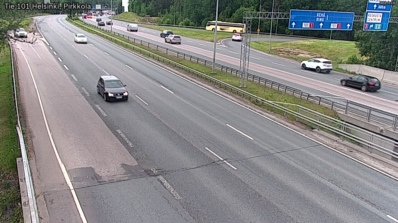 Weather Camera Image Väg 101 Helsingfors Britas, Helsinki, Uusimaa