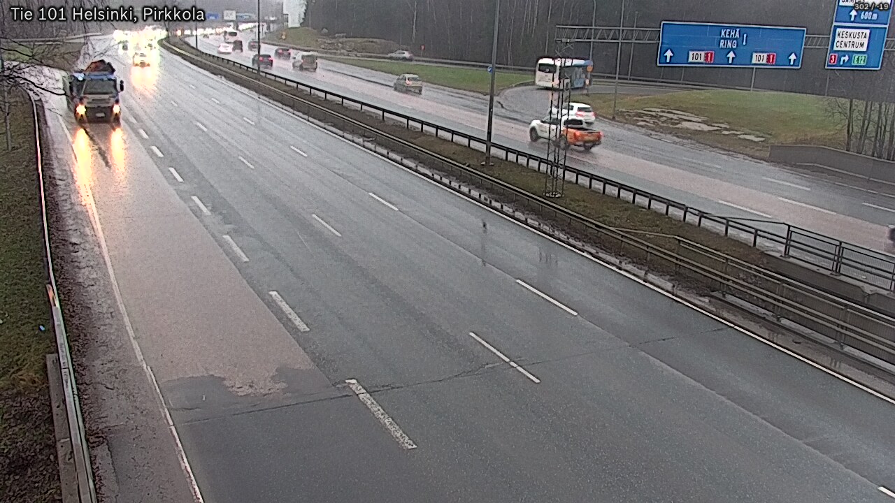 Weather Camera Image Väg 101 Helsingfors Britas, Helsinki, Uusimaa