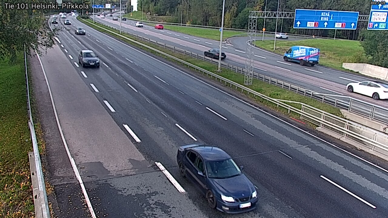 Weather Camera Image Väg 101 Helsingfors Britas, Helsinki, Uusimaa