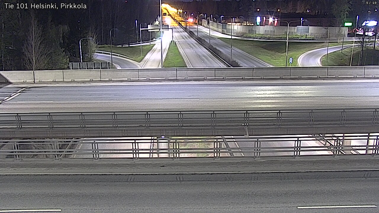 Weather Camera Image Road 101 Helsinki Pirkkola, Helsinki, Uusimaa