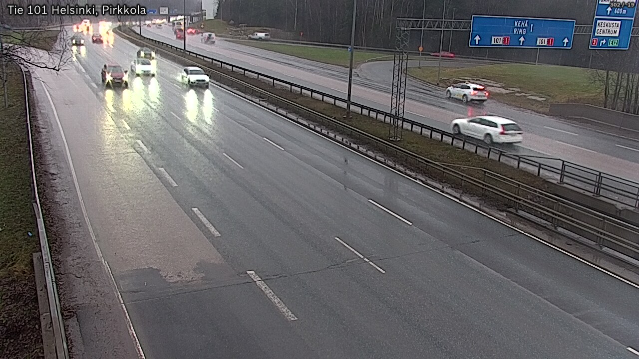Weather Camera Image Väg 101 Helsingfors Britas, Helsinki, Uusimaa