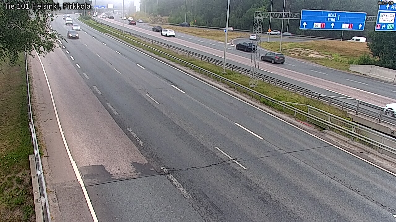 Weather Camera Image Väg 101 Helsingfors Britas, Helsinki, Uusimaa