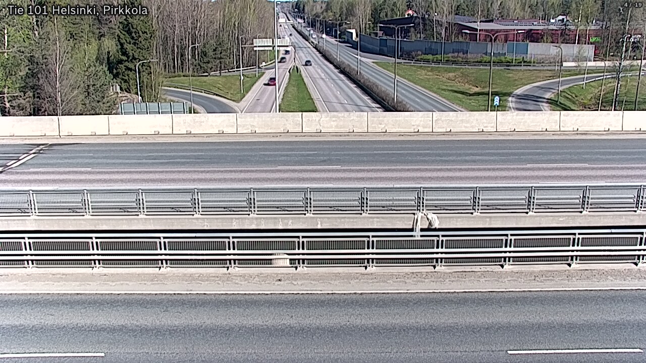 Weather Camera Image Väg 101 Helsingfors Britas, Helsinki, Uusimaa