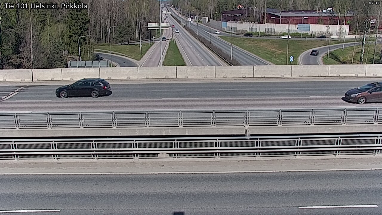 Weather Camera Image Väg 101 Helsingfors Britas, Helsinki, Uusimaa