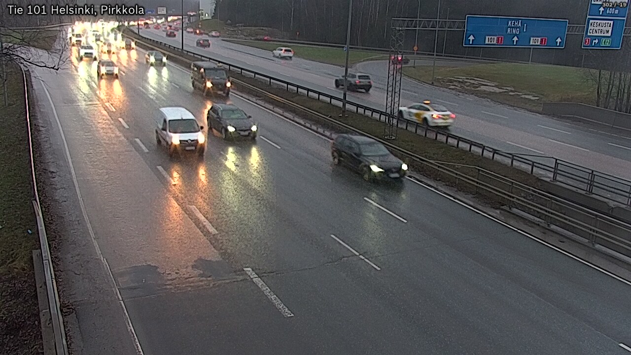 Weather Camera Image Väg 101 Helsingfors Britas, Helsinki, Uusimaa