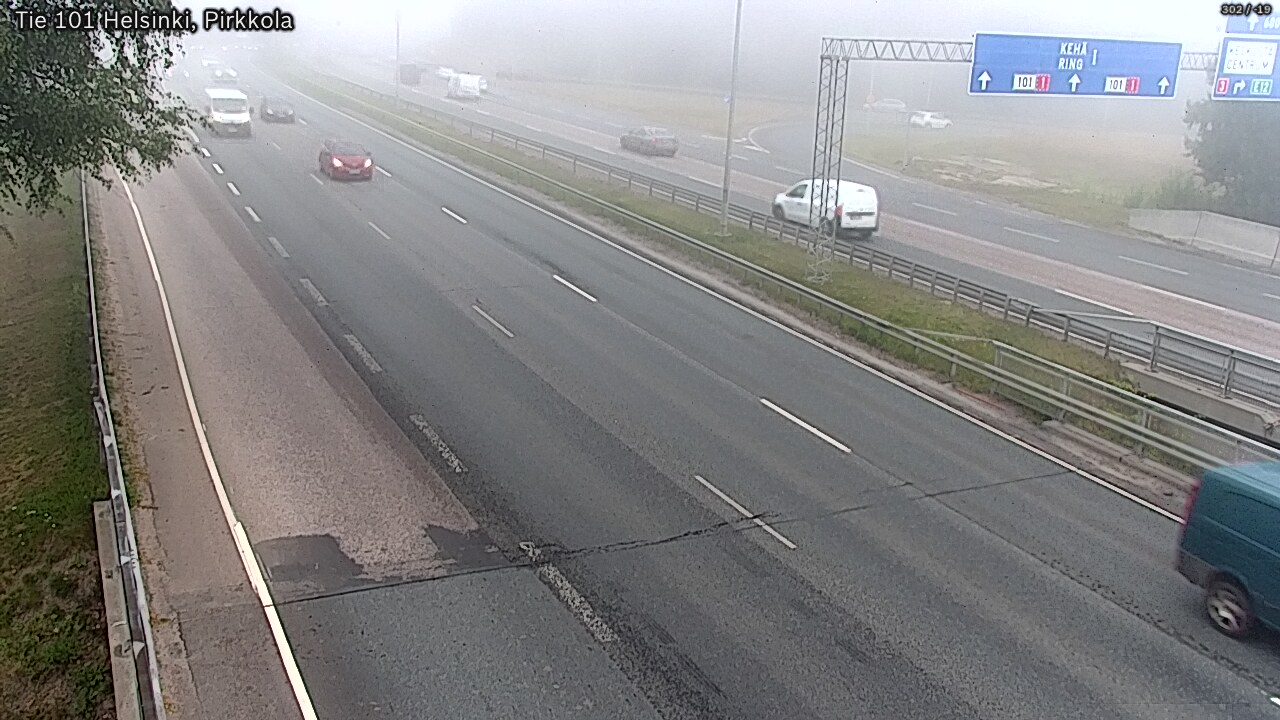 Weather Camera Image Väg 101 Helsingfors Britas, Helsinki, Uusimaa