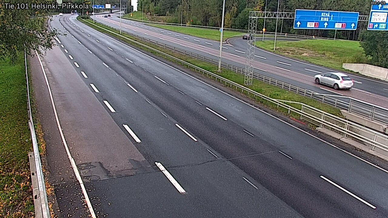 Weather Camera Image Väg 101 Helsingfors Britas, Helsinki, Uusimaa