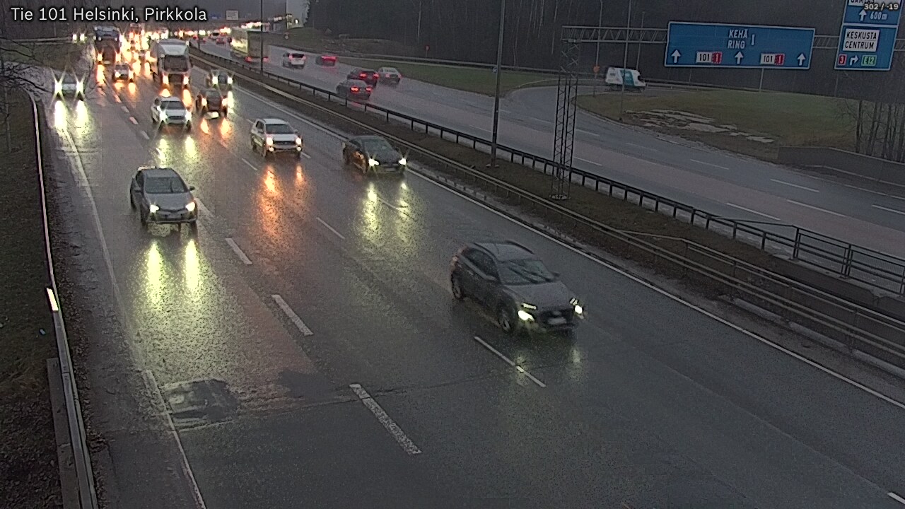 Weather Camera Image Väg 101 Helsingfors Britas, Helsinki, Uusimaa