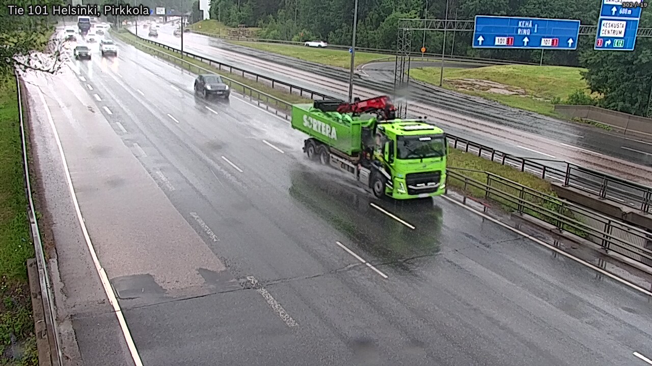 Weather Camera Image Väg 101 Helsingfors Britas, Helsinki, Uusimaa