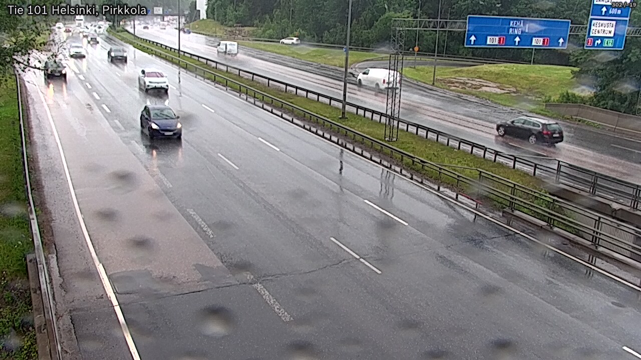 Weather Camera Image Väg 101 Helsingfors Britas, Helsinki, Uusimaa