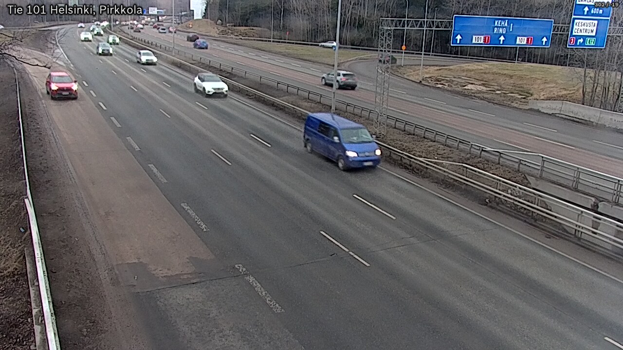 Weather Camera Image Väg 101 Helsingfors Britas, Helsinki, Uusimaa