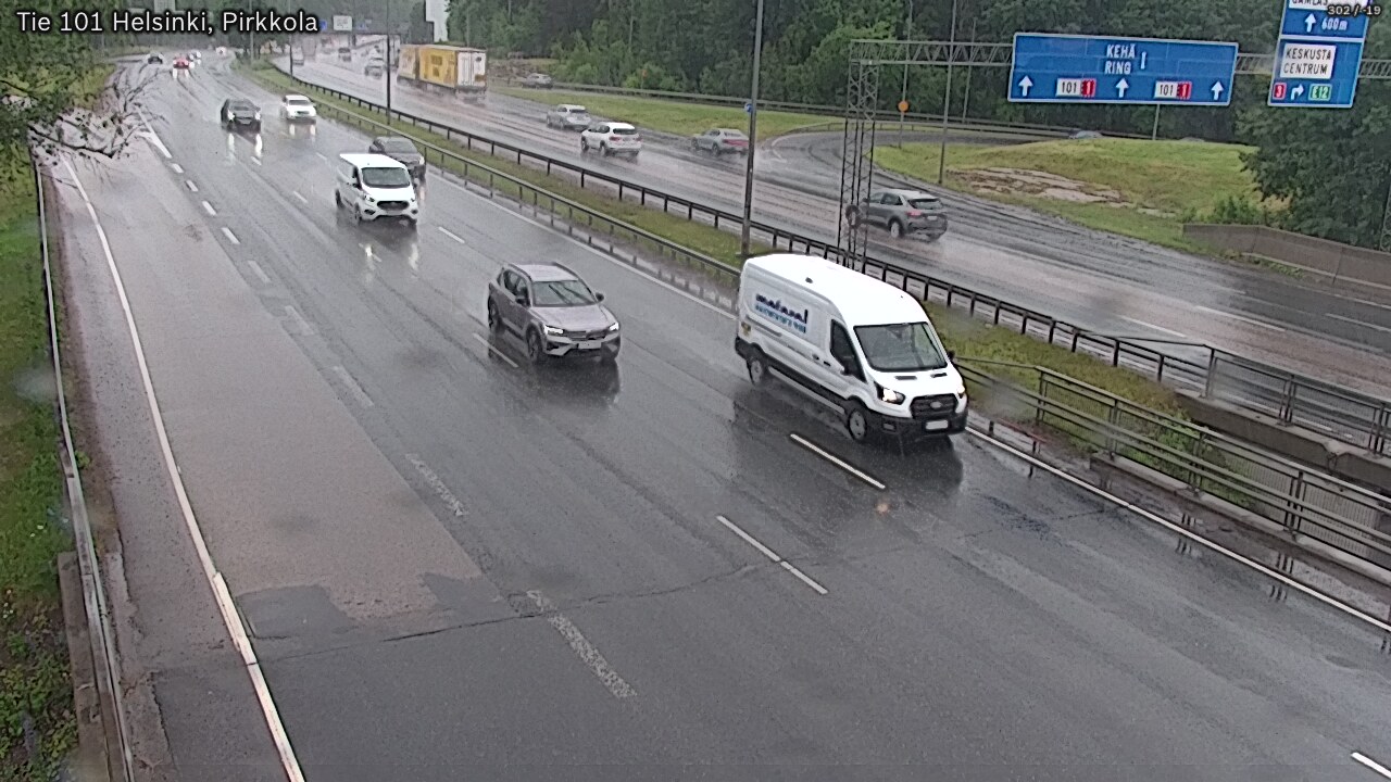 Weather Camera Image Väg 101 Helsingfors Britas, Helsinki, Uusimaa