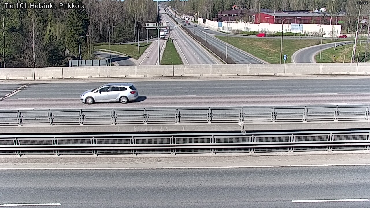 Weather Camera Image Väg 101 Helsingfors Britas, Helsinki, Uusimaa