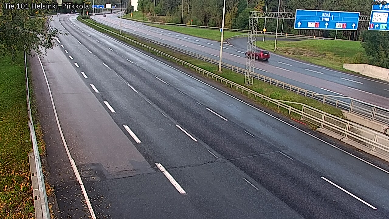 Weather Camera Image Väg 101 Helsingfors Britas, Helsinki, Uusimaa