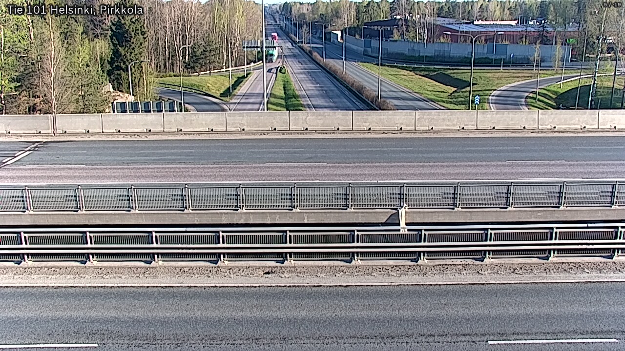 Weather Camera Image Väg 101 Helsingfors Britas, Helsinki, Uusimaa