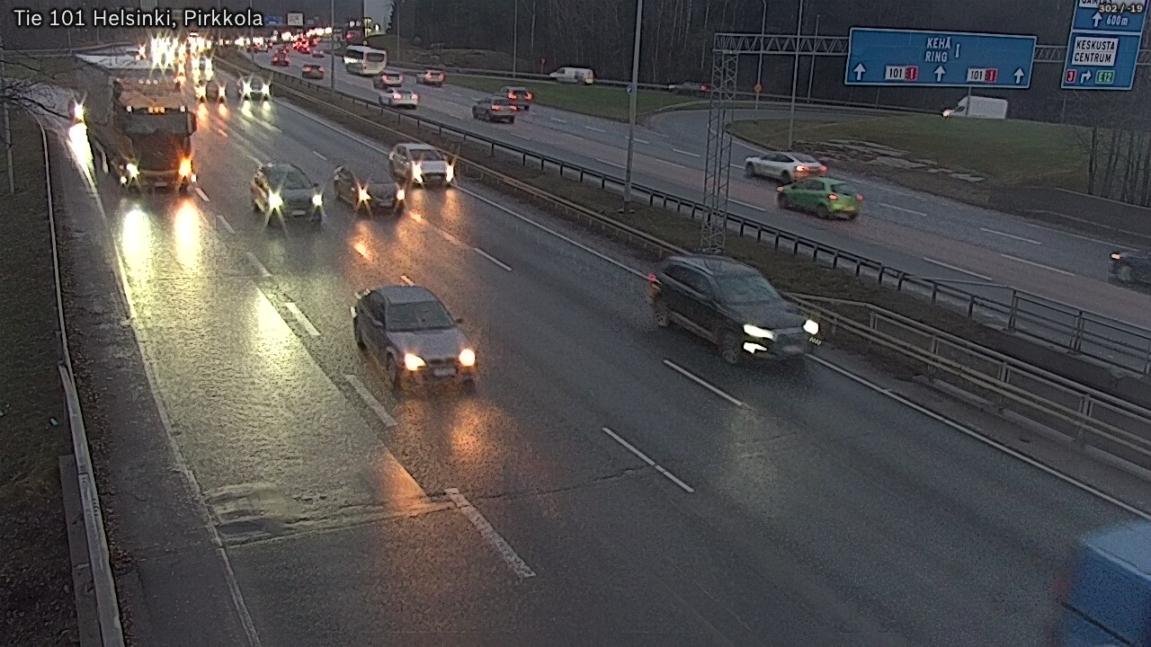 Weather Camera Image Väg 101 Helsingfors Britas, Helsinki, Uusimaa